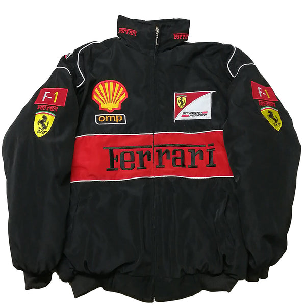 Куртка F1 Racing Ferrari OMP UPS Jaguar Advertising Racing Team Jacket Embroidery Craft A187 A121