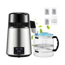 4L Waterdestilleerder Luchtreiniger Filter 1.5L/H 1L/H Voor Drinken Dual Temp Display Rvs Koeler Kantoor Thuisgebruik