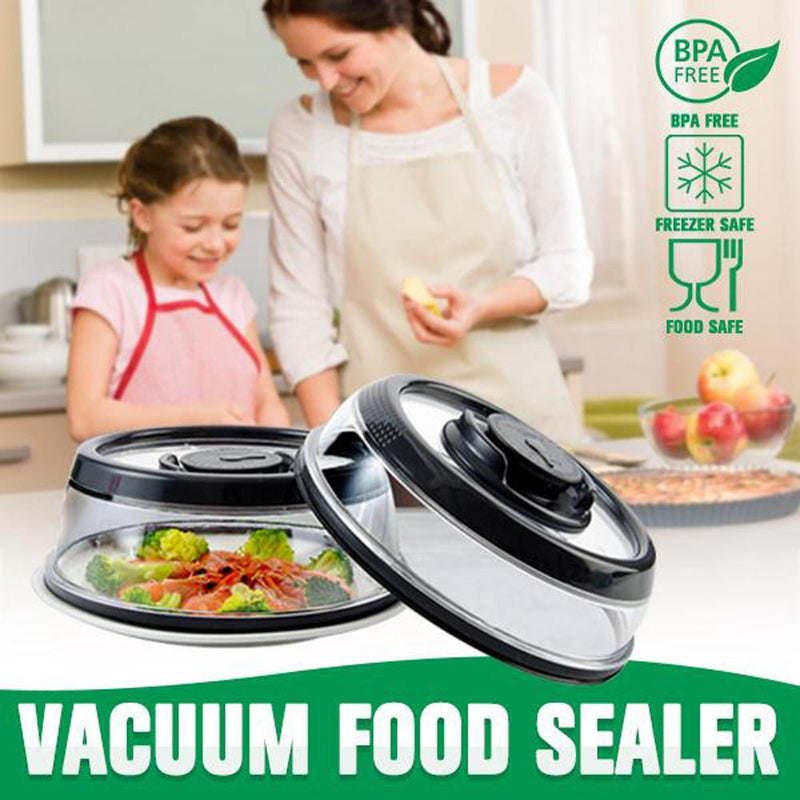 Food Fresh Keep Lid Sealing Cover Refrigerator Plate Cover Kitchen Instant Vacuum Sealer Crisper Food Sealer