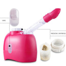 Kırmızı Buhar ozon Yüz Vapur Yüz Püskürtücü Buharlaştırıcı Güzellik Salonu Cilt Bakımı Enstrüman Makinesi Beyazlatma Nemlendirici Peeling