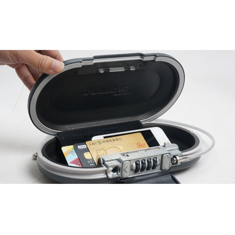 Master lock portable safe password lock mini safe jewelry cash card mobile phone storage box