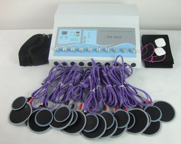 Gorąco! Dziesięć EMS Stymulator mięśni EMS Odchudzanie Uroda Maszyna Body Shaper Odchudzanie Maszyna z 24 Podkładkami Elektryczna Schemulator Maszyny EMS