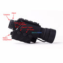 赤外線ダークナイトビジョン IR 単眼双眼鏡、望遠鏡 5 倍の倍率、夜の狩猟とフィールドゲーム用