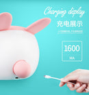 Specchio per il trucco leggero a LED Lovely Animali domestici Forma Creative Storage Specchio cosmetico Specchio per la luce notturna con specchio ingrandimento 3x