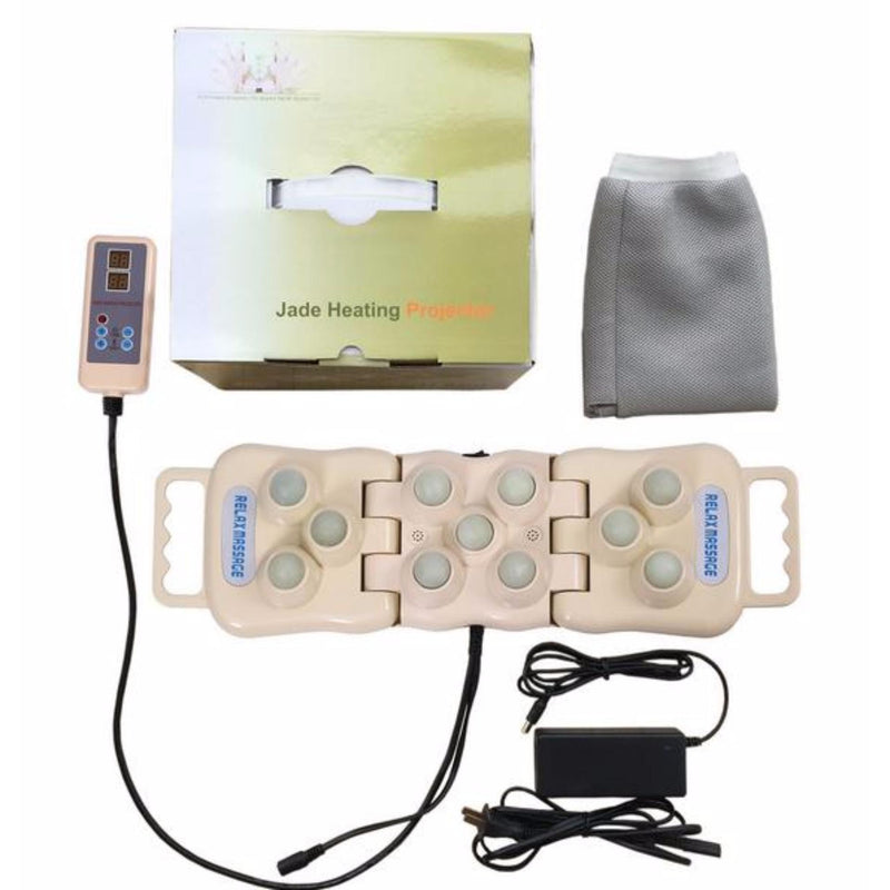 Massager jade physiotherapy apparatus with jade physiotherapy hot hair and warm knee protection of waist joints palace