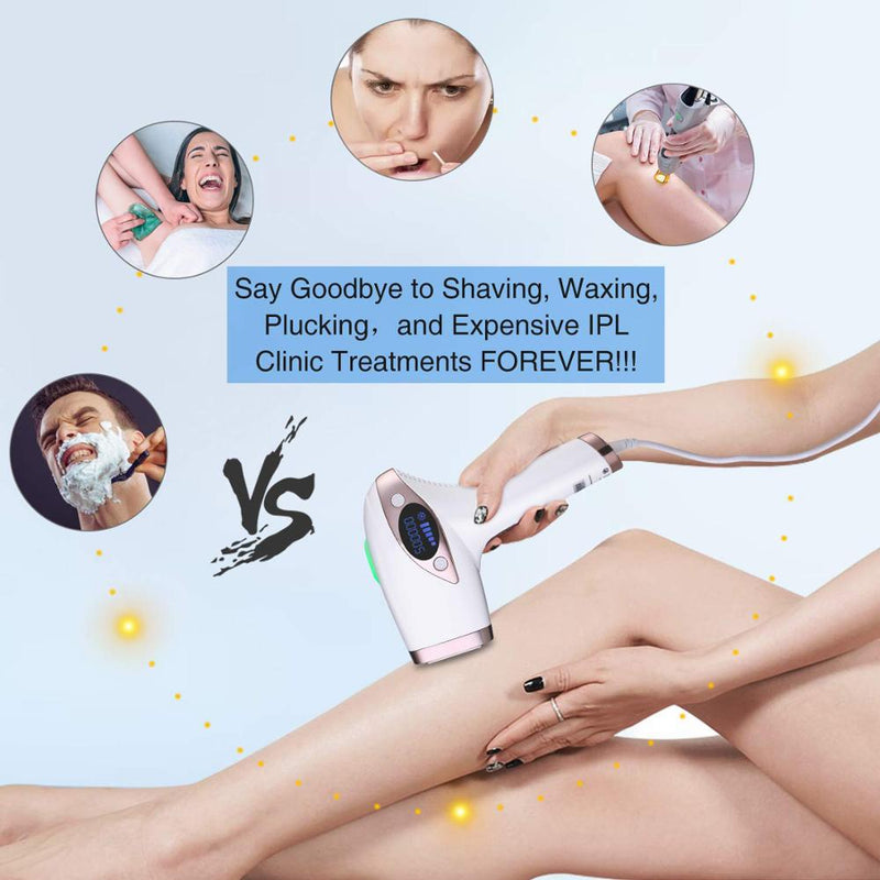 MLAY T4 Laser Hair Removal Device ICE Cold IPL Epilation 500000 Flashes IPL Painless Permanent Hair Removal