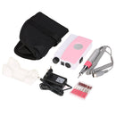 Máquina de broca de unhas elétrica portátil, polidor de unhas, máquina de pedicure e manicure recarregável 6 bits Kit de enfermagem para arte de unhas