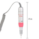 Máquina de broca de unhas elétrica portátil, polidor de unhas, máquina de pedicure e manicure recarregável 6 bits Kit de enfermagem para arte de unhas