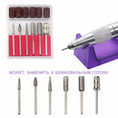 Professional Tools Nail Nail Art File Bits Mesin Manicure Kit 25000 RPM Electric Nail Alat Manicure Mesin Black