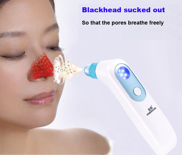 Wiederaufladbare Vakuum-Saug-Schwarzkopfentferner Porenreinigungsmassage-Haut-Peeling-Gesichts-Spa-Blackhead-Saug-Akne-Maschine