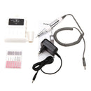 White Portable 30000RPM Electric Nail Machine van de Boor Acryl Nail File Drill Pedicure kit set Nail Art Equipment Rechargeable